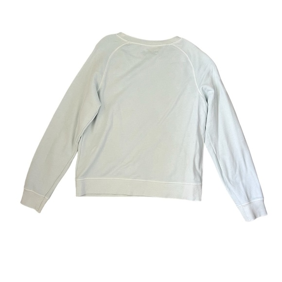 ZADIG & VOLTAIRE SEQUINS TIGER HEAD SWEATSHIRT LIGHT BLUE  SIZE 14/S - Picture 8 of 9